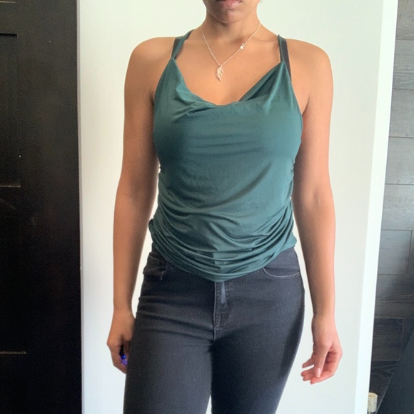 Women's Dark Green Tank Top